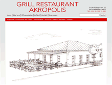Tablet Screenshot of grillrestaurant-akropolis.de
